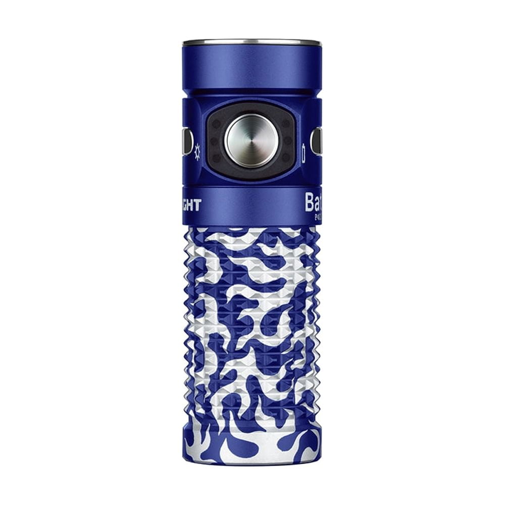 Baton4 Premium Edition EDC Flashlights 1300 Lumens with Type-C Charging Box, Powered by Battery, Small Bright Light IPX8 Waterproof for Emergencies, Outdoors (Orange)