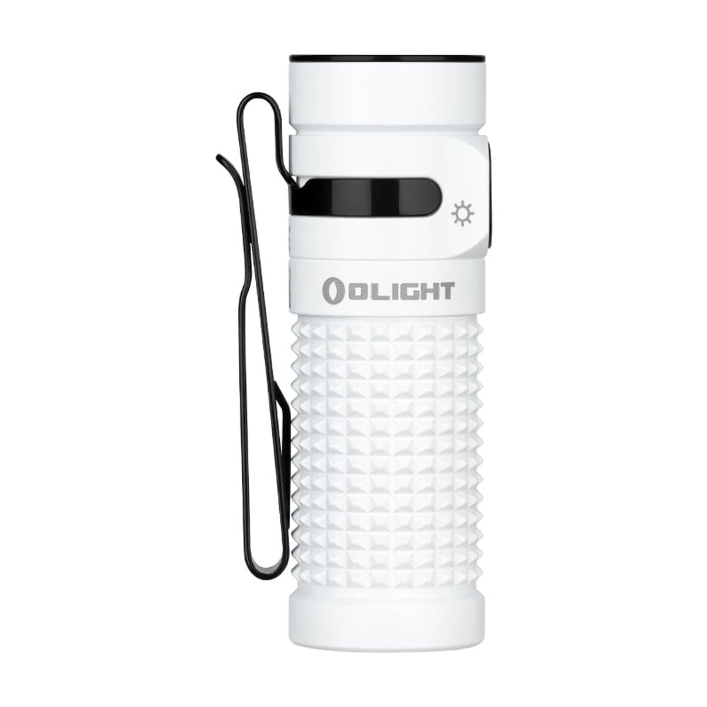 Baton4 Premium Edition EDC Flashlights 1300 Lumens with Type-C Charging Box, Powered by Battery, Small Bright Light IPX8 Waterproof for Emergencies, Outdoors (Orange)