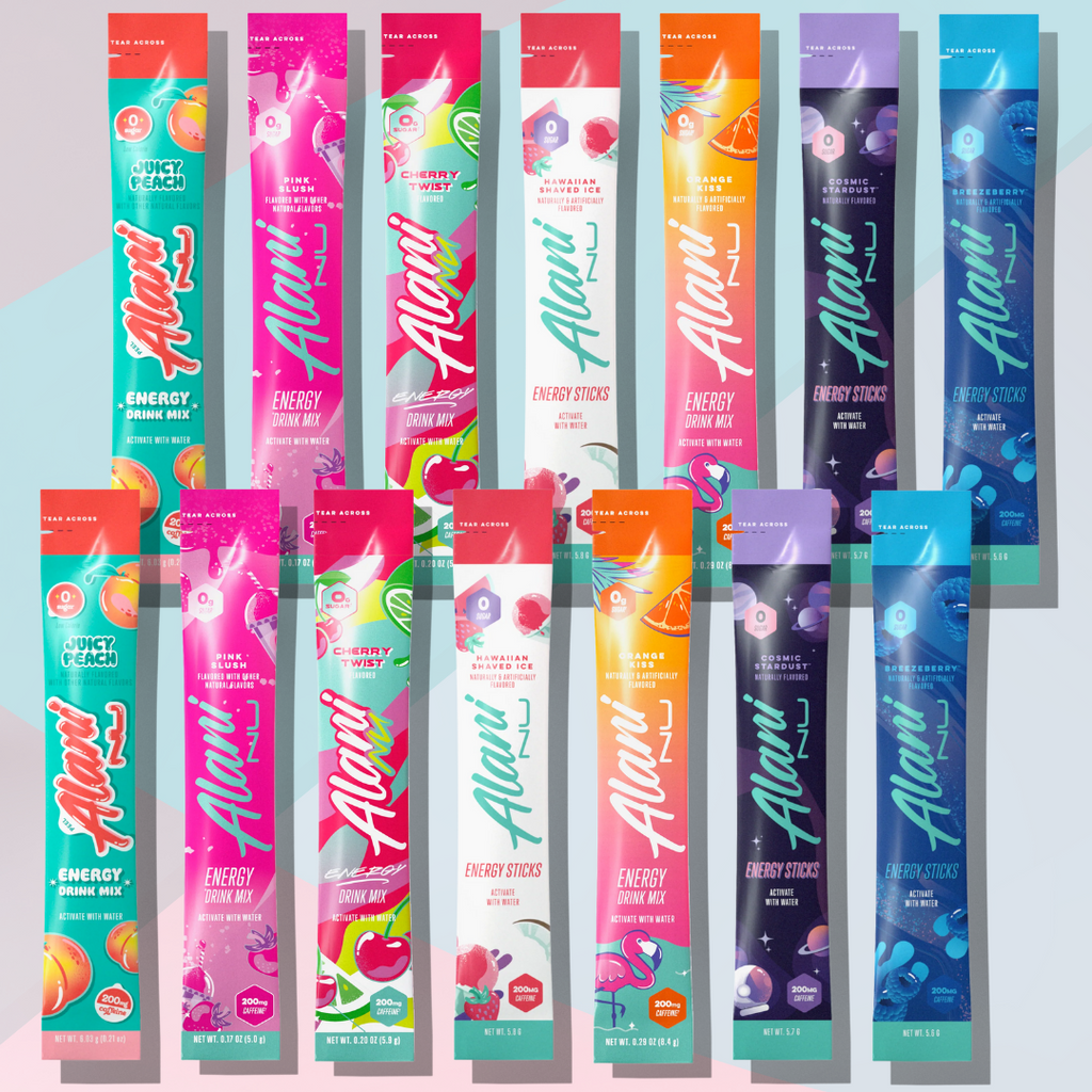 on The go Energy Powder Sticks | Variety Pack | 7 Flavors (14 Pack) Bundled by It Up