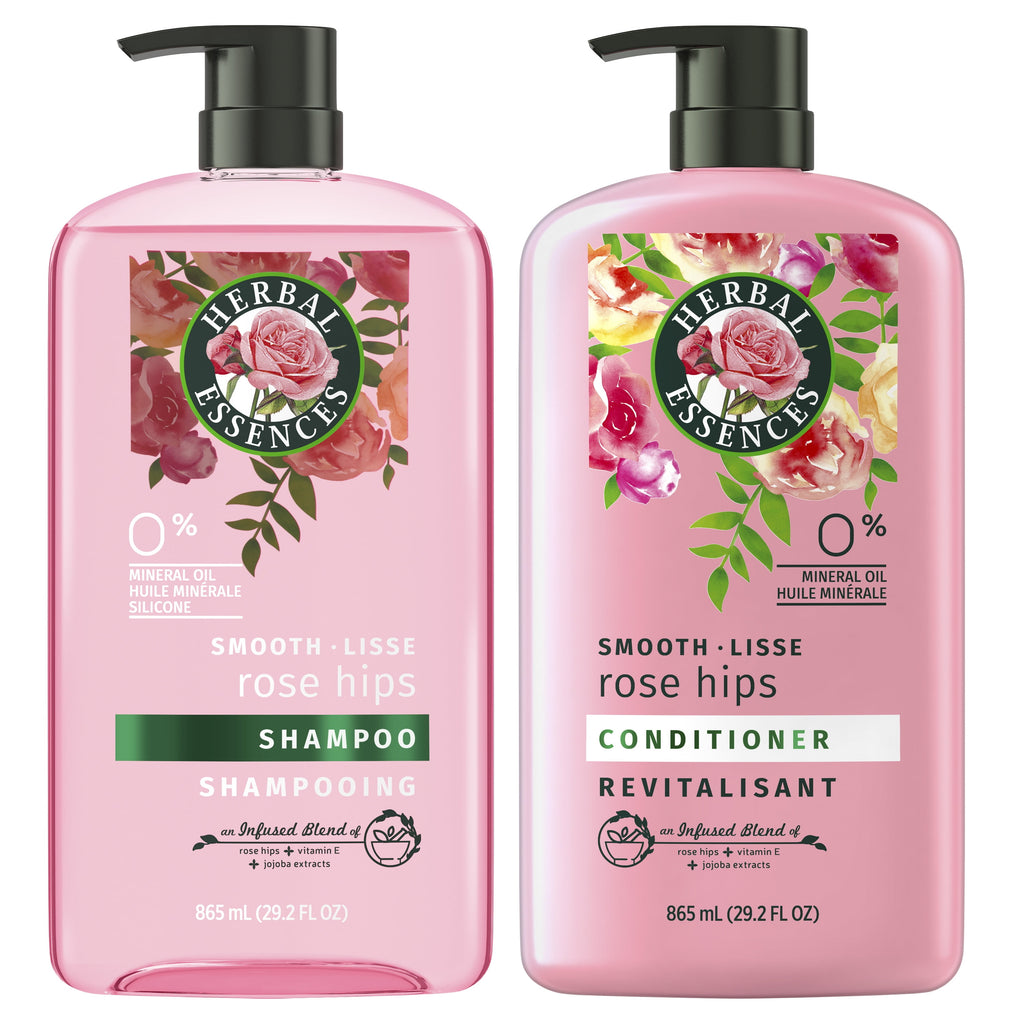Smooth Rose Shampoo and Conditioner Hair Set, 29.2 oz