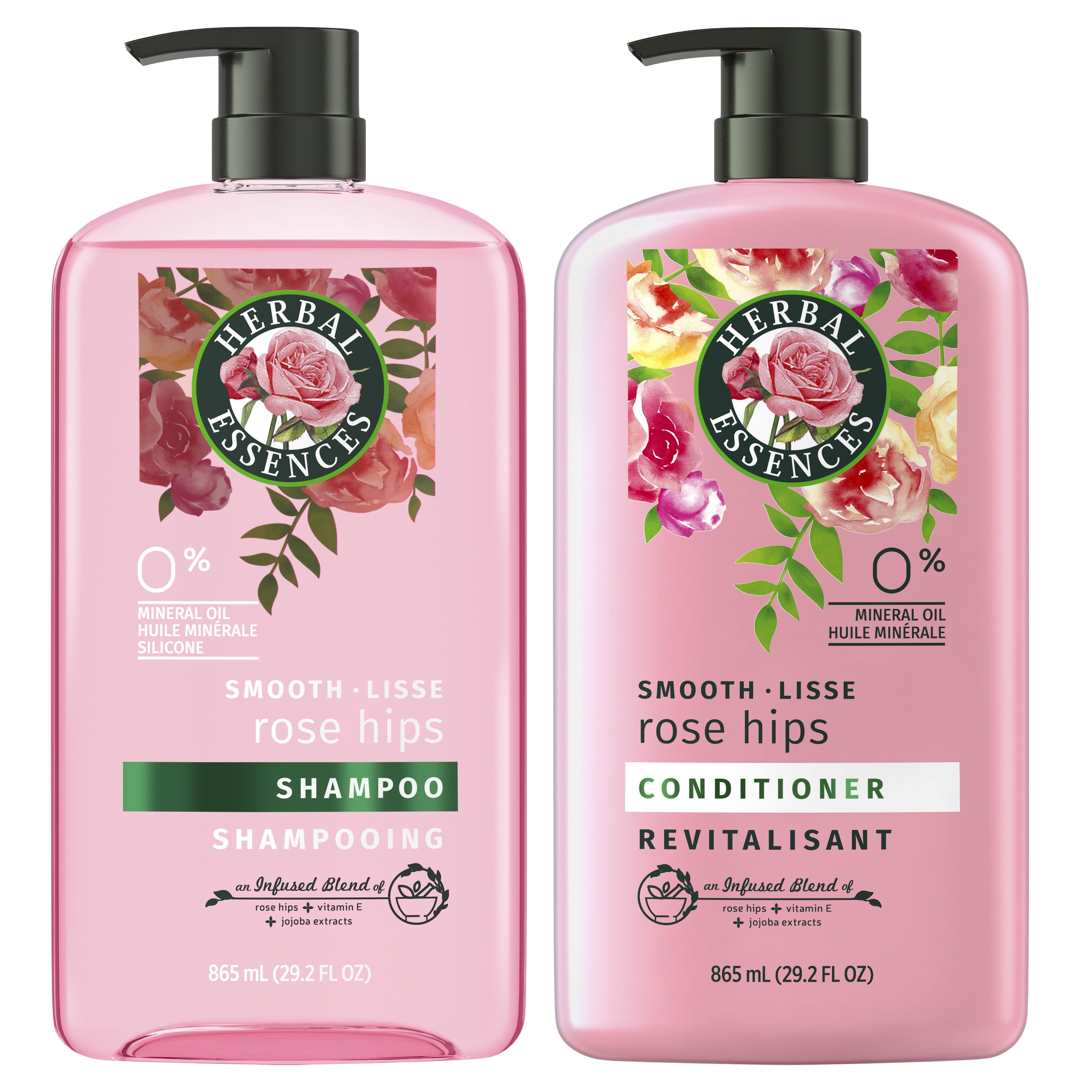 Smooth Rose Shampoo and Conditioner Hair Set, 29.2 oz