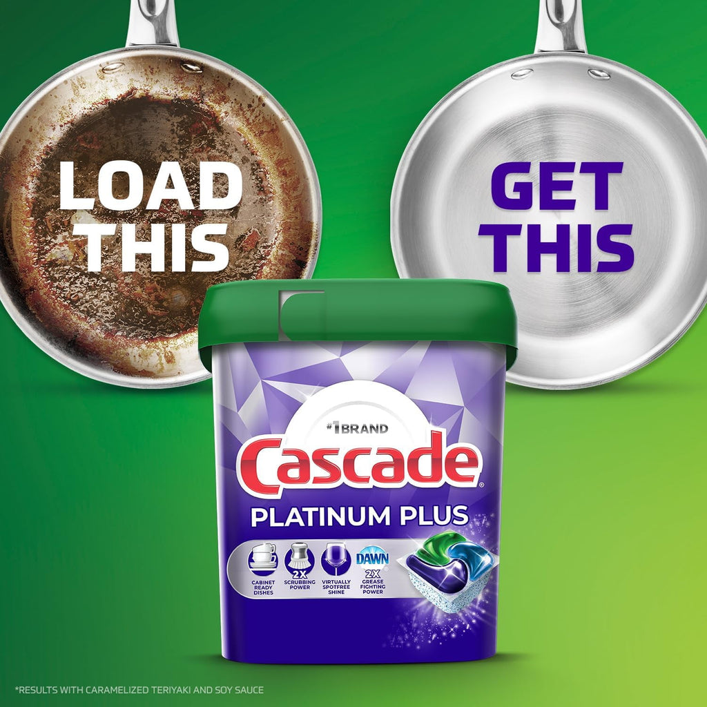 Platinum Plus ActionPacs Dishwasher Detergent Pods, Mountain, 52 Count