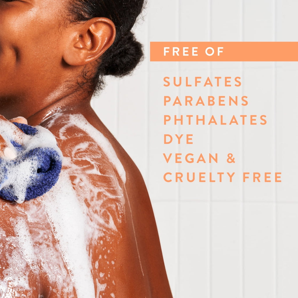 Body Wash, Sweet Peach &amp; Nectar, Sulfate Free, Naturally Derived Ingredients, 24hr Freshness, for Women &amp; Men, 18 fl oz