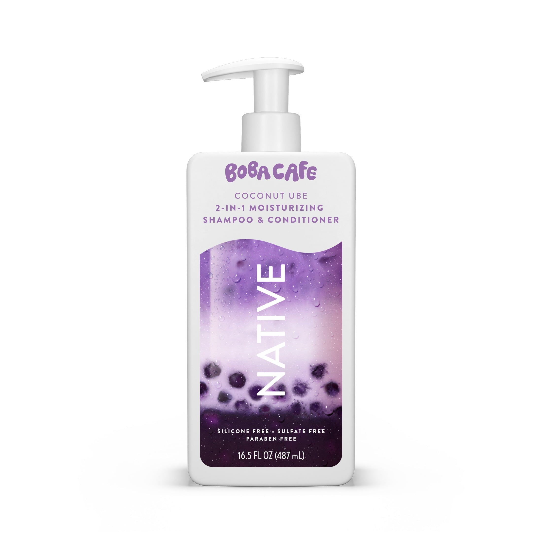 2-in-1 Moisturizing Shampoo and Conditioner Coconut Ube 16.5 fl Oz