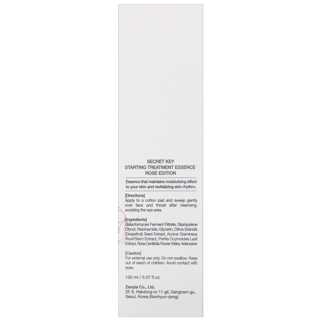 Key Starting Treatment Essence Rose Edition 5 07 fl oz 150 ml