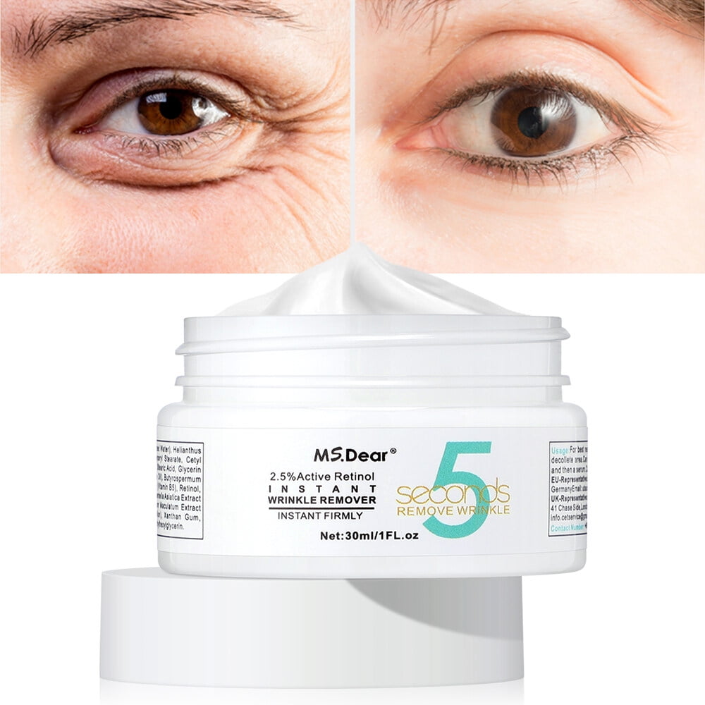 for - 5 Seconds Instant Effect, Anti Aging Fade Wrinkle Fast Absorption Expertise Wrinkle Remover Cream Face Essence Cream, 1oz