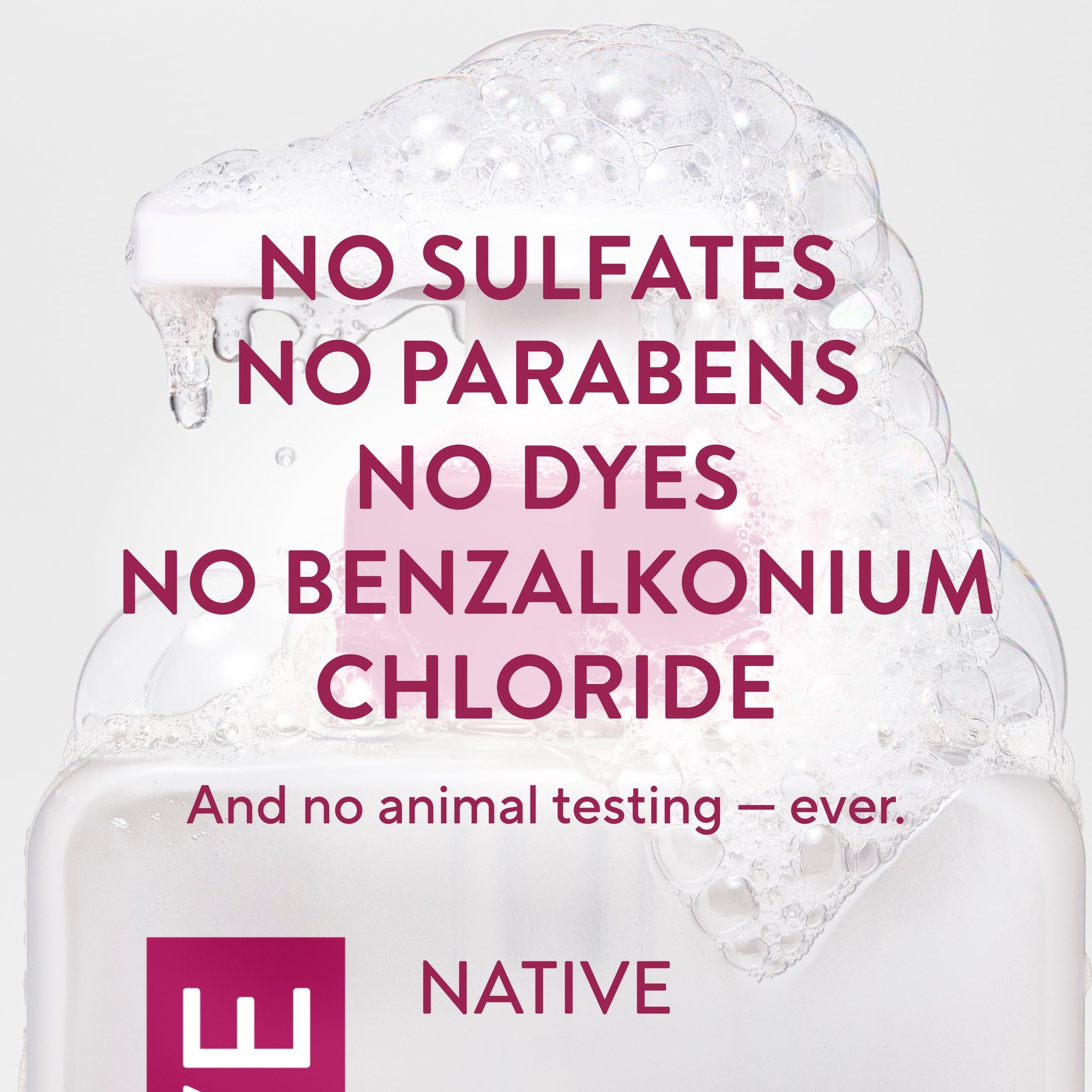 Liquid Hand Soap, Cherry &amp; Vanilla Macaron, Non-drying, Naturally Derived Cleansers, Sulfate Free, 13 fl oz