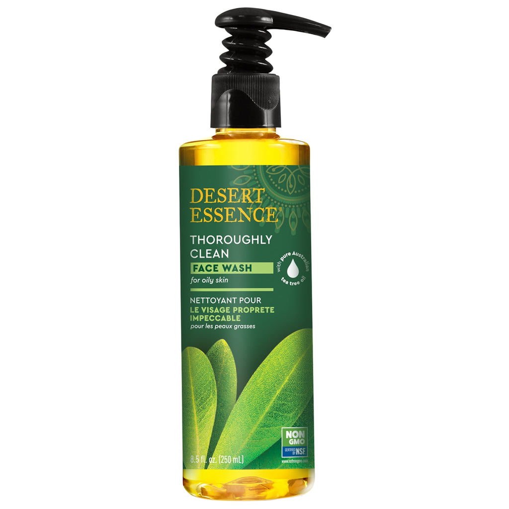 Throughly Clean Tea Tree Oil Face Wash 8 oz Liquid
