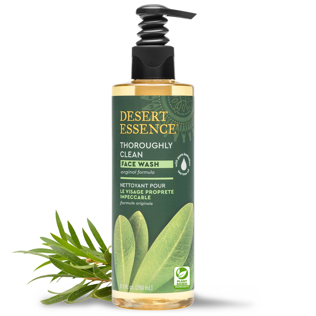 Throughly Clean Tea Tree Oil Face Wash 8 oz Liquid