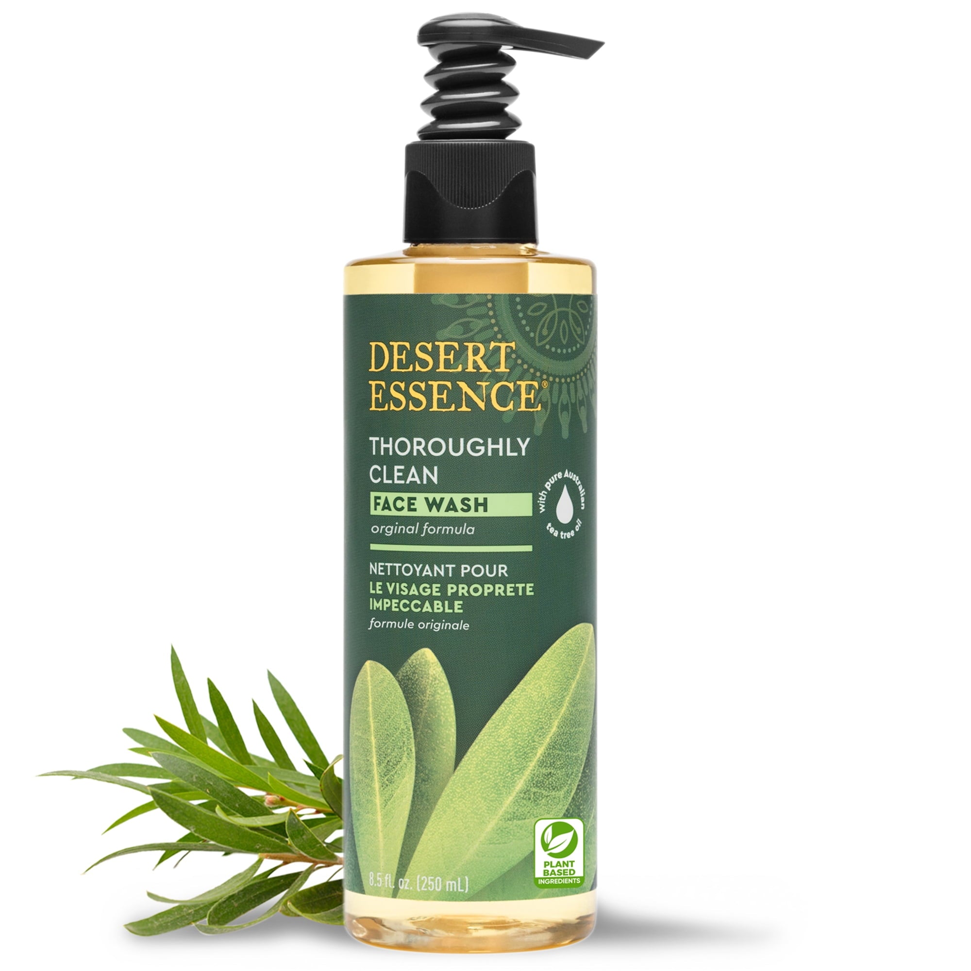 Throughly Clean Tea Tree Oil Face Wash 8 oz Liquid