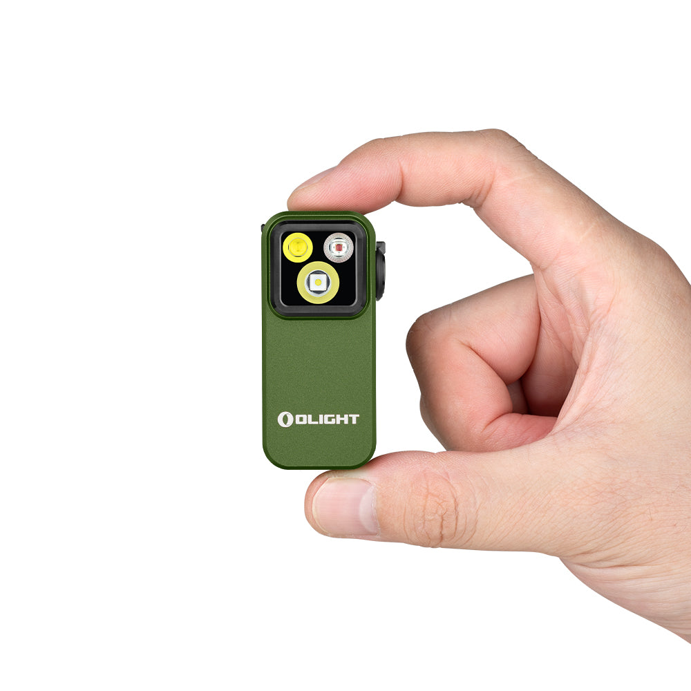 Oclip Pro EDC Flashlight Clip-on Light, Rechargeable 500 Lumens with Three Lighting Solutions Type-C Charging, Magnetic Flash Lights for Signaling, Cycling, Outdoor or Indoor Use(Black)