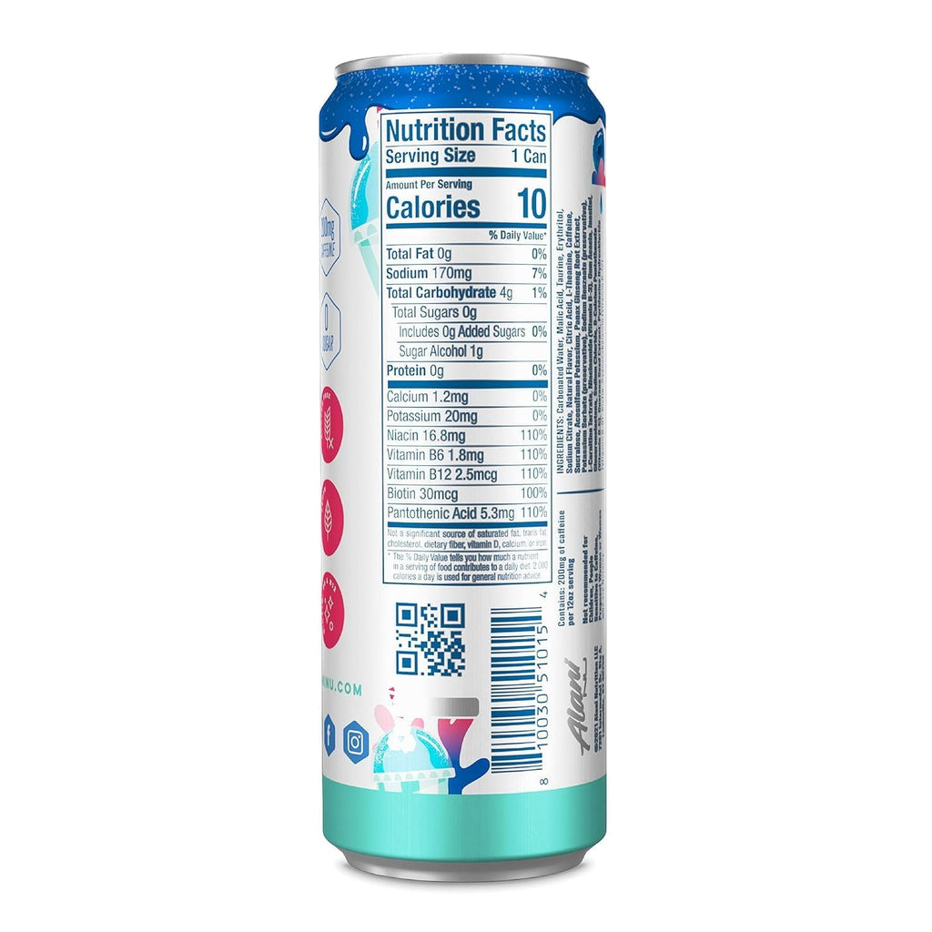 New Alani Energy Drinks Variety Pack - Blue Slush, Pink Slush, and Watermelon Wave, Sugar-Free &amp; Low-Calorie (12 fl oz, Pack of 6)