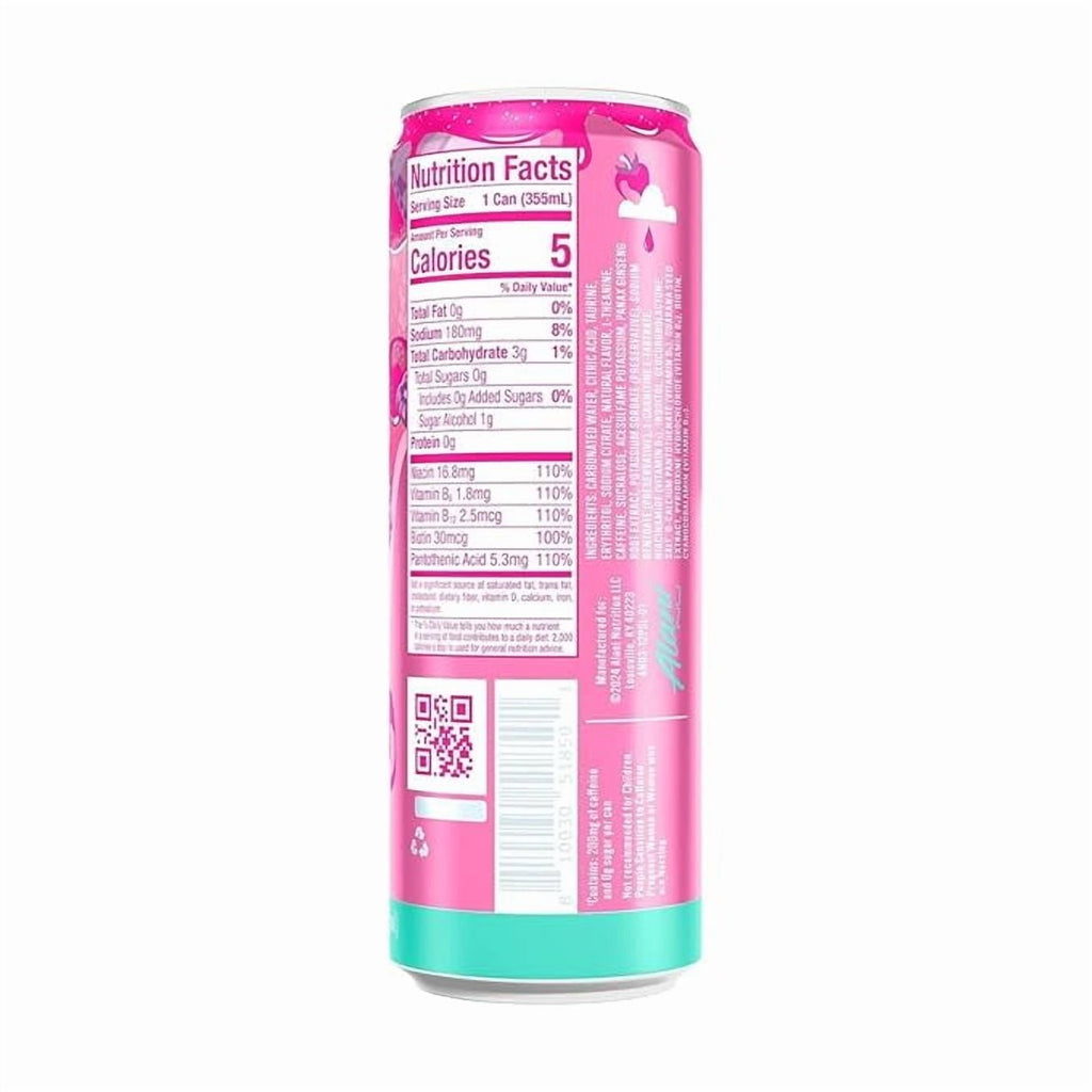 New Alani Energy Drinks Variety Pack - Blue Slush, Pink Slush, and Watermelon Wave, Sugar-Free &amp; Low-Calorie (12 fl oz, Pack of 6)