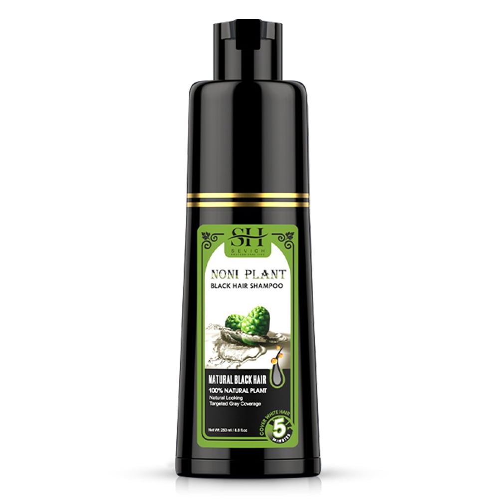 Black Hair Dye Shampoo Fast Instant Magic 3 in 1 Hair Dye Shampoo 250ml Plant Essence Permanent Black Hair Color Dye Shampoo For Women Men Cover Gray White Hair