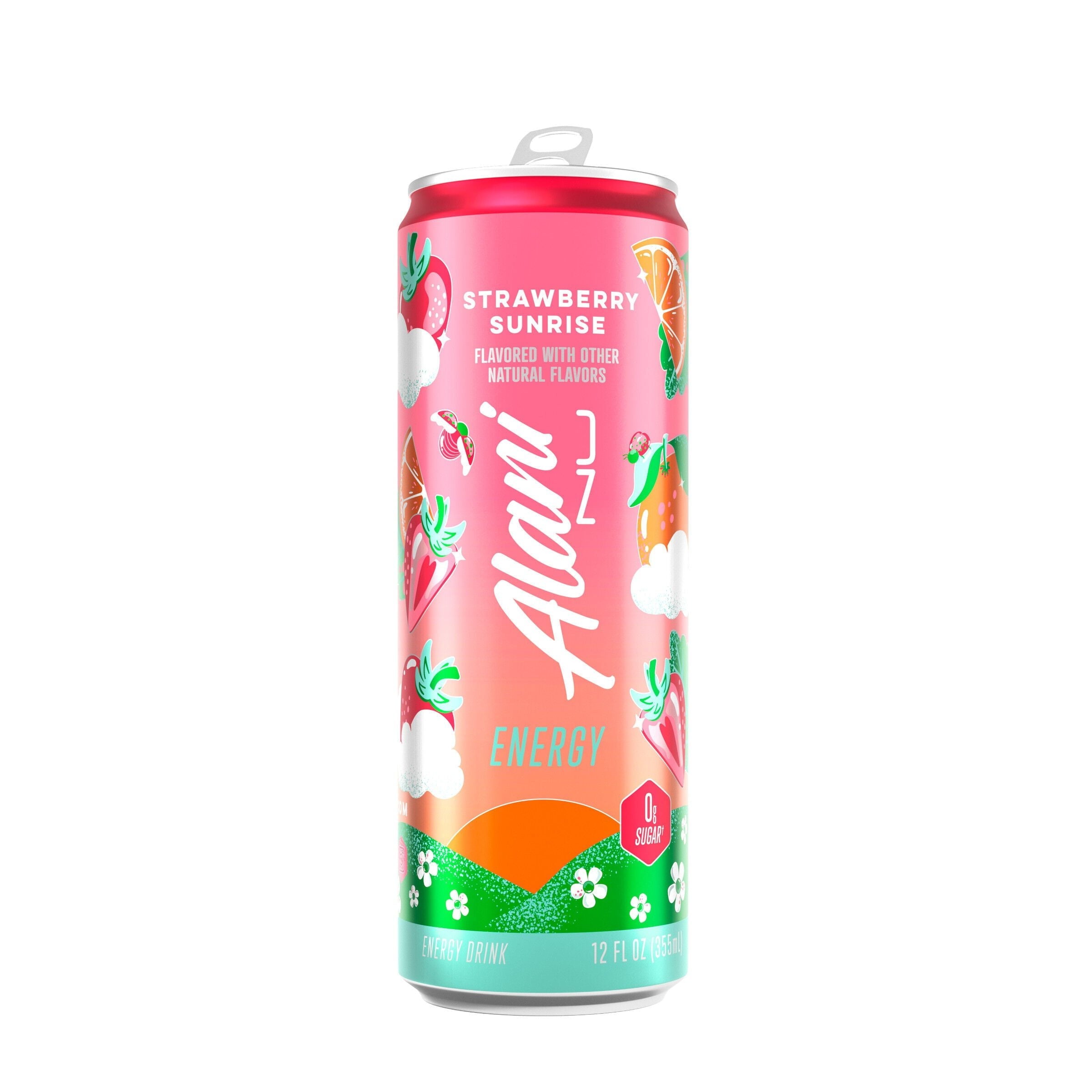 Energy Drink Strawberry Sunrise 12 oz 12 Pack