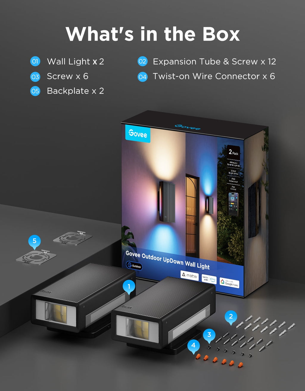Outdoor UpDown Wall Light