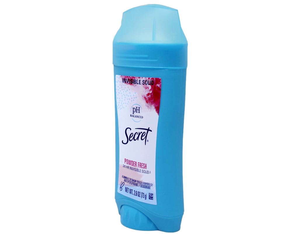 Anti-Perspirant Deodorant, Invisible Solid, Powder Fresh 2.60 oz (Pack of 6)