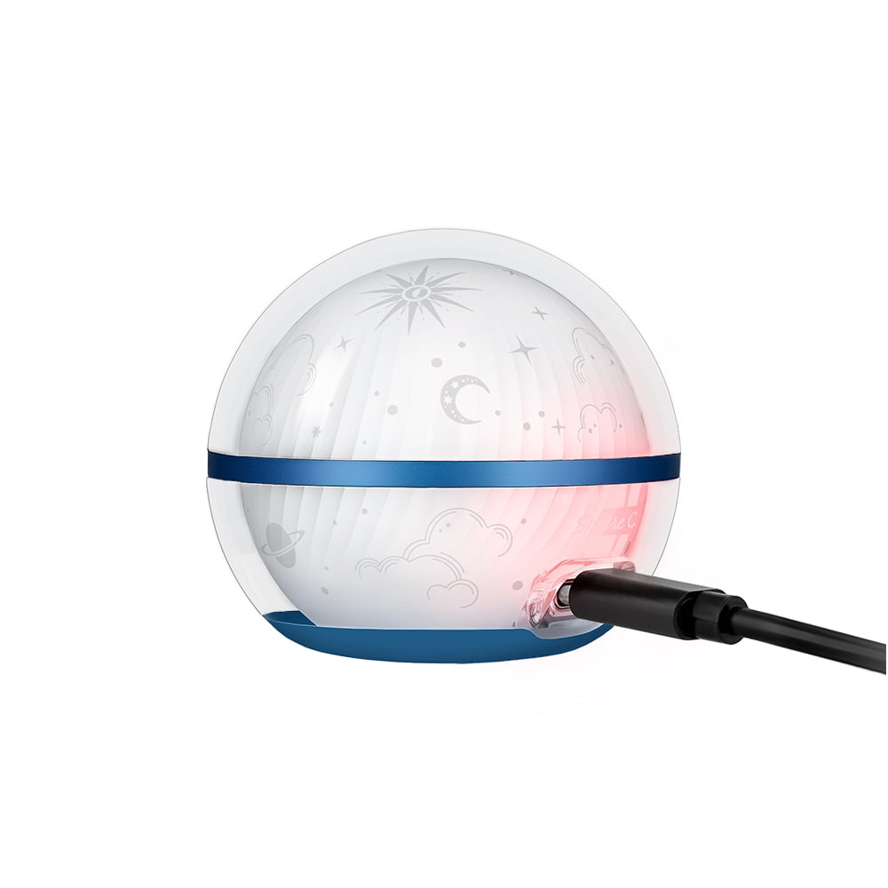 Sphere C Smart Night Light, USB-C Rechargeable, App Control Ambient Lighting, 75 Lumens Stepless Dimming Nightlamp, Portable for Parties, Camping, Reading or Bedrooms (Type-C Cable Excluded)