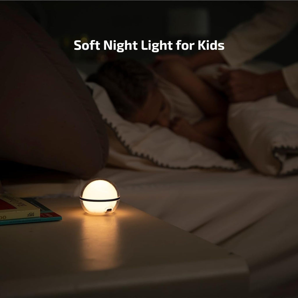 Sphere C Smart Night Light, USB-C Rechargeable, App Control Ambient Lighting, 75 Lumens Stepless Dimming Nightlamp, Portable for Parties, Camping, Reading or Bedrooms (Type-C Cable Excluded)