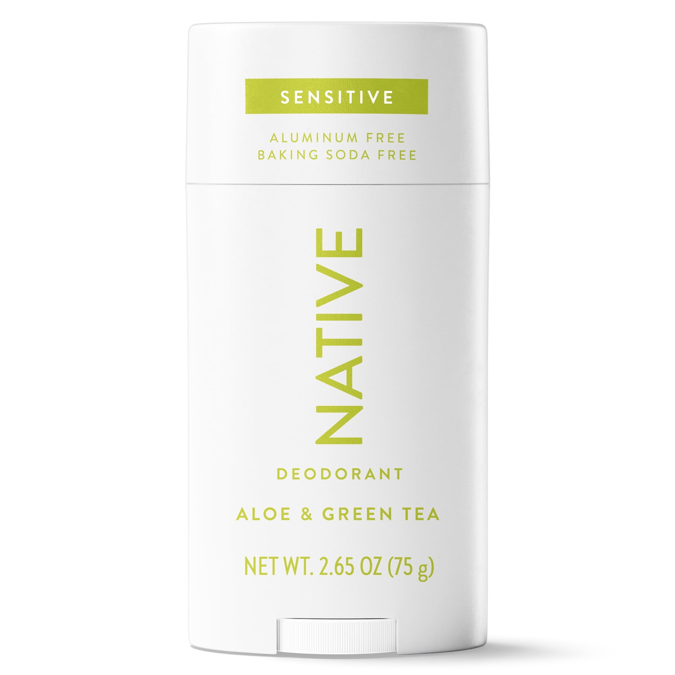 Sensitive Deodorant For Women, Aluminum Free Deodorant Stick, Aloe &amp; Green Tea, 2.65oz