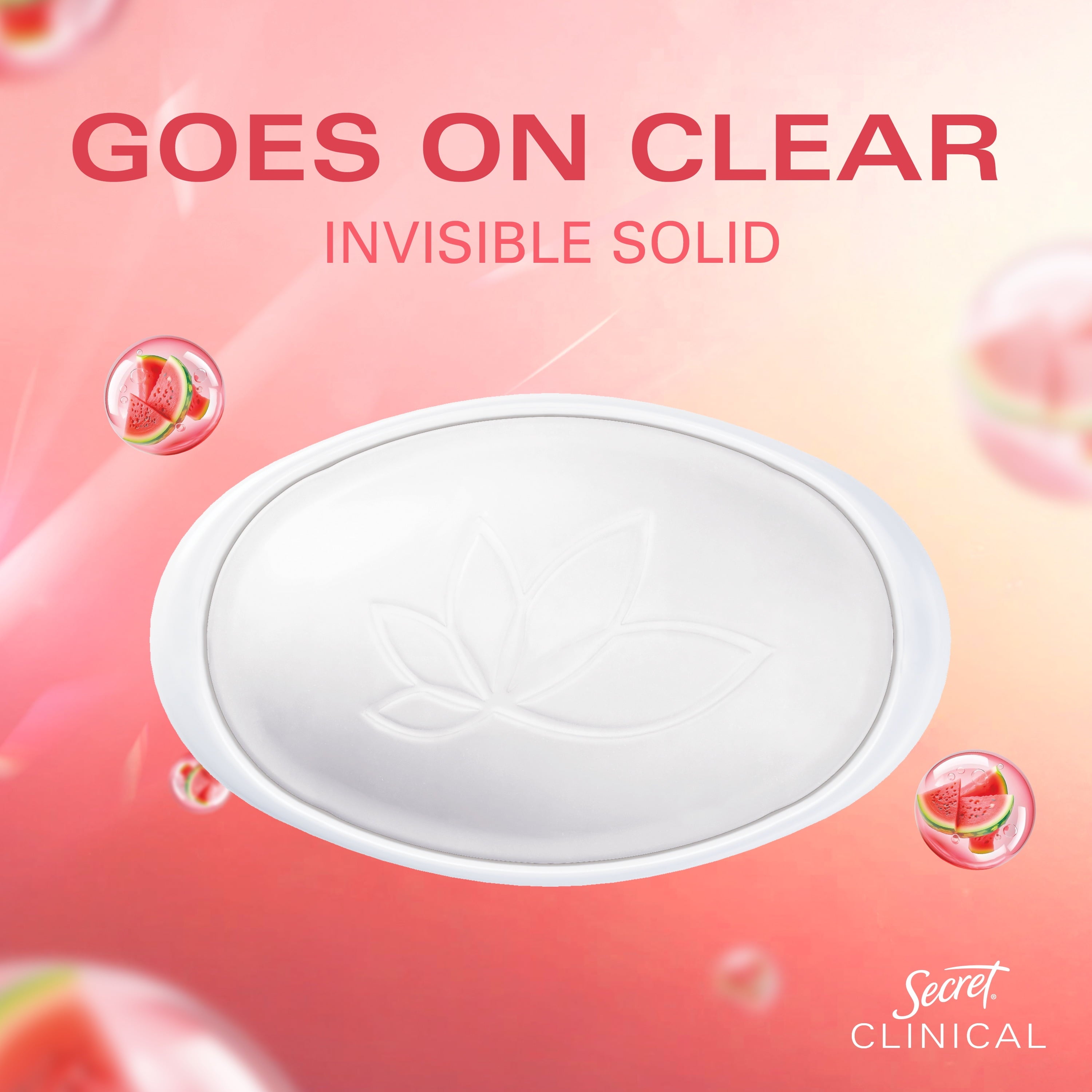 Clinical 72 HR l Invisible Solid Antiperspirant Mandarin Fizz with Pro-Hyaluronic Power 1.6 oz