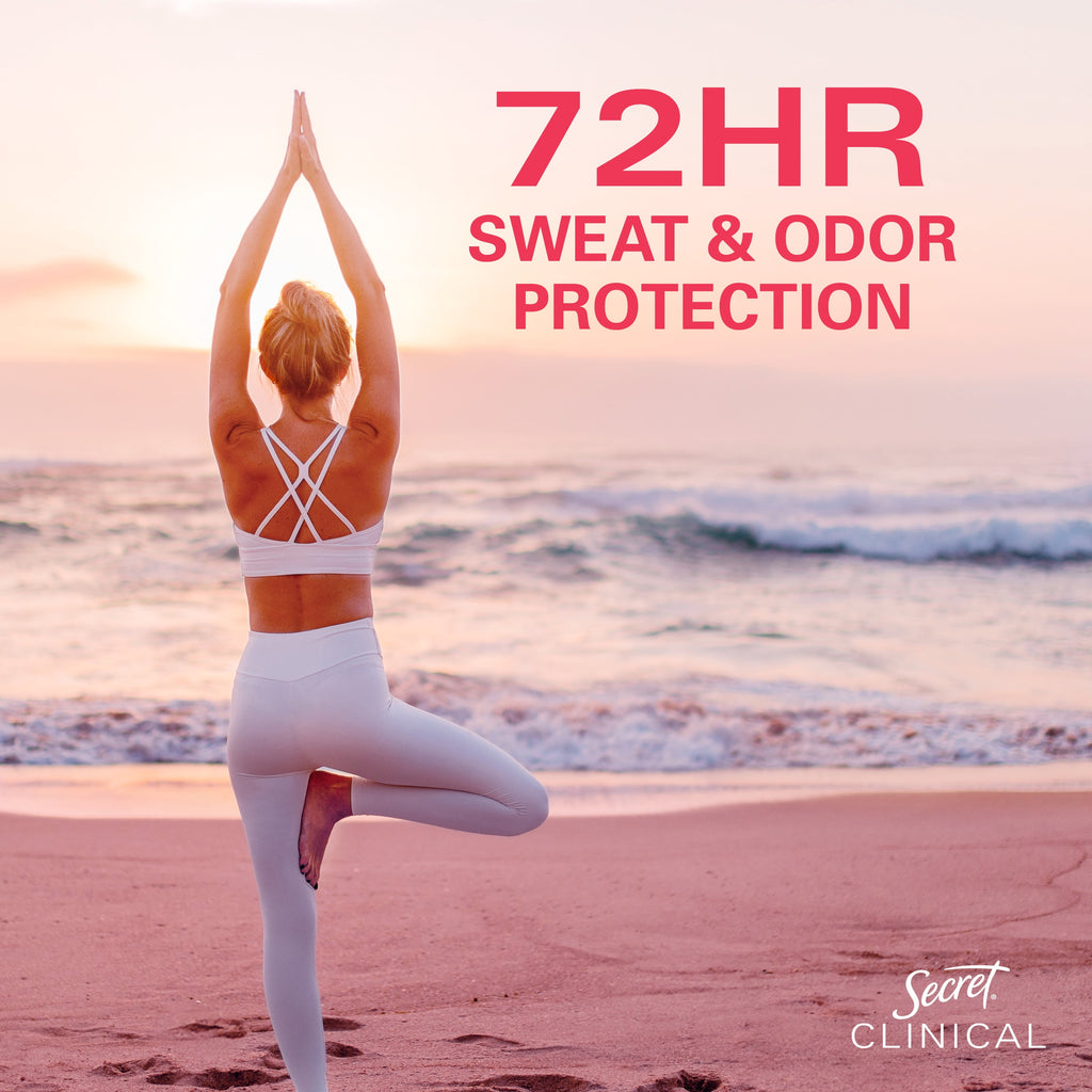 Clinical 72 HR l Invisible Solid Antiperspirant Mandarin Fizz with Pro-Hyaluronic Power 1.6 oz
