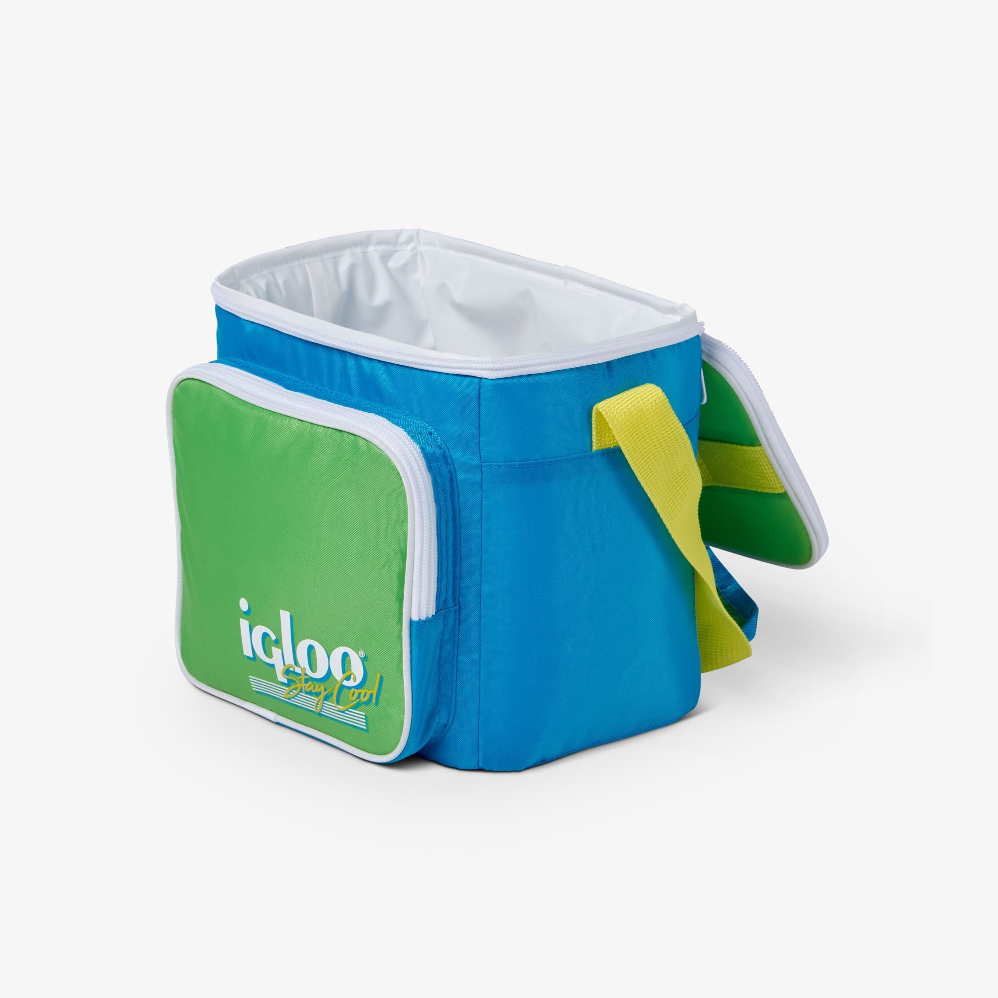 Igloo 9 can Retro Square Lunch Cooler Bag, Lilac Breeze and Light Blue