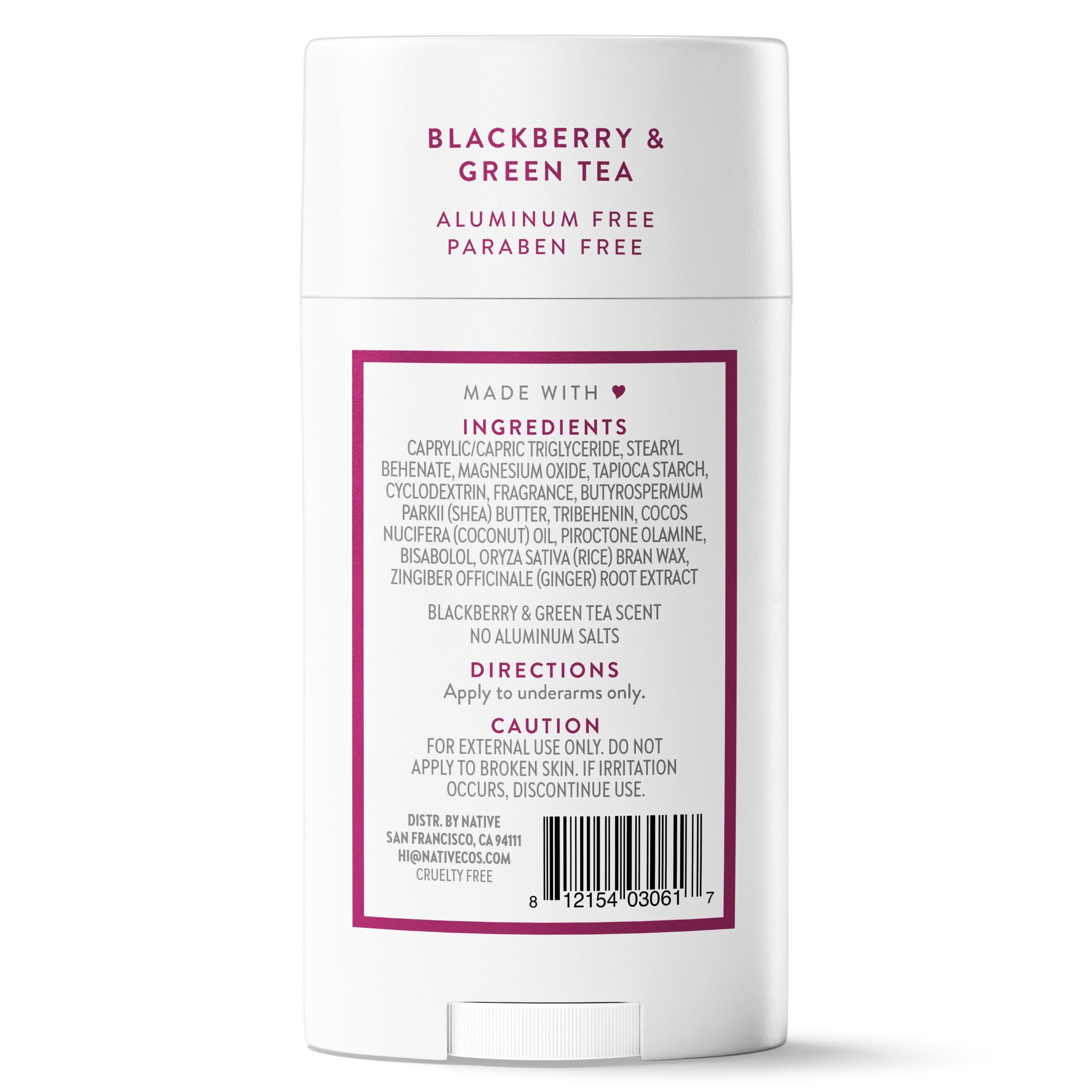 Deodorant, Blackberry &amp; Green Tea, 2.65oz