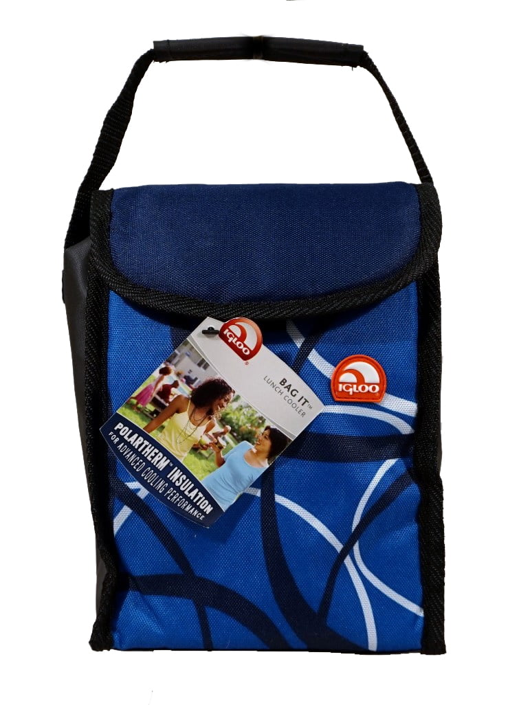 Insulated Lunch-Sized Bag it Cooler - Ocean Blue