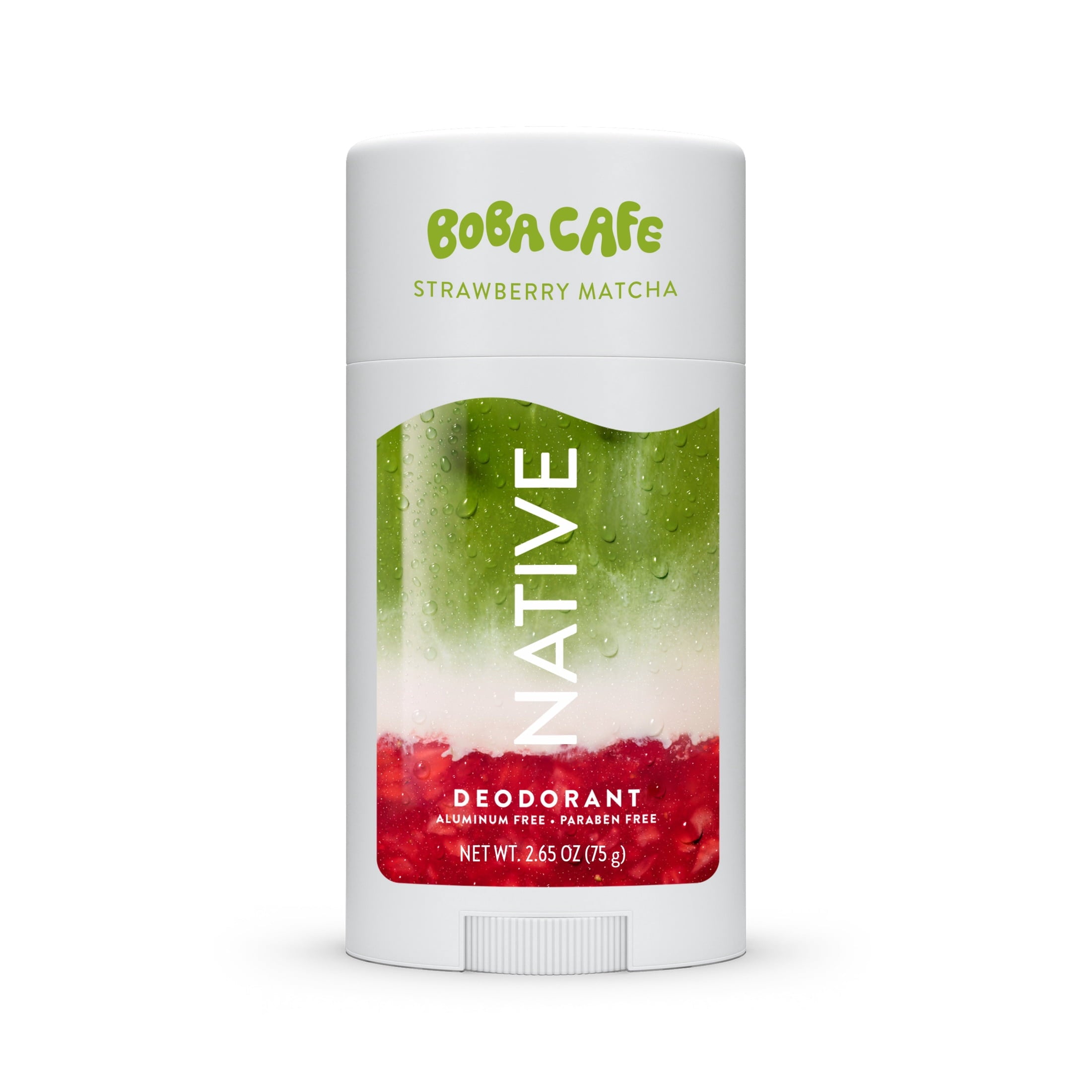 Aluminum Free Deodorant, Limited Edition Brown Sugar Boba, 72 Hour Odor Protection, for Women and Men, Boba Café, 2.65oz