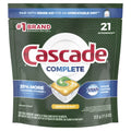 Complete ActionPacs Dishwasher Detergent - Lemon Scent, 21 count