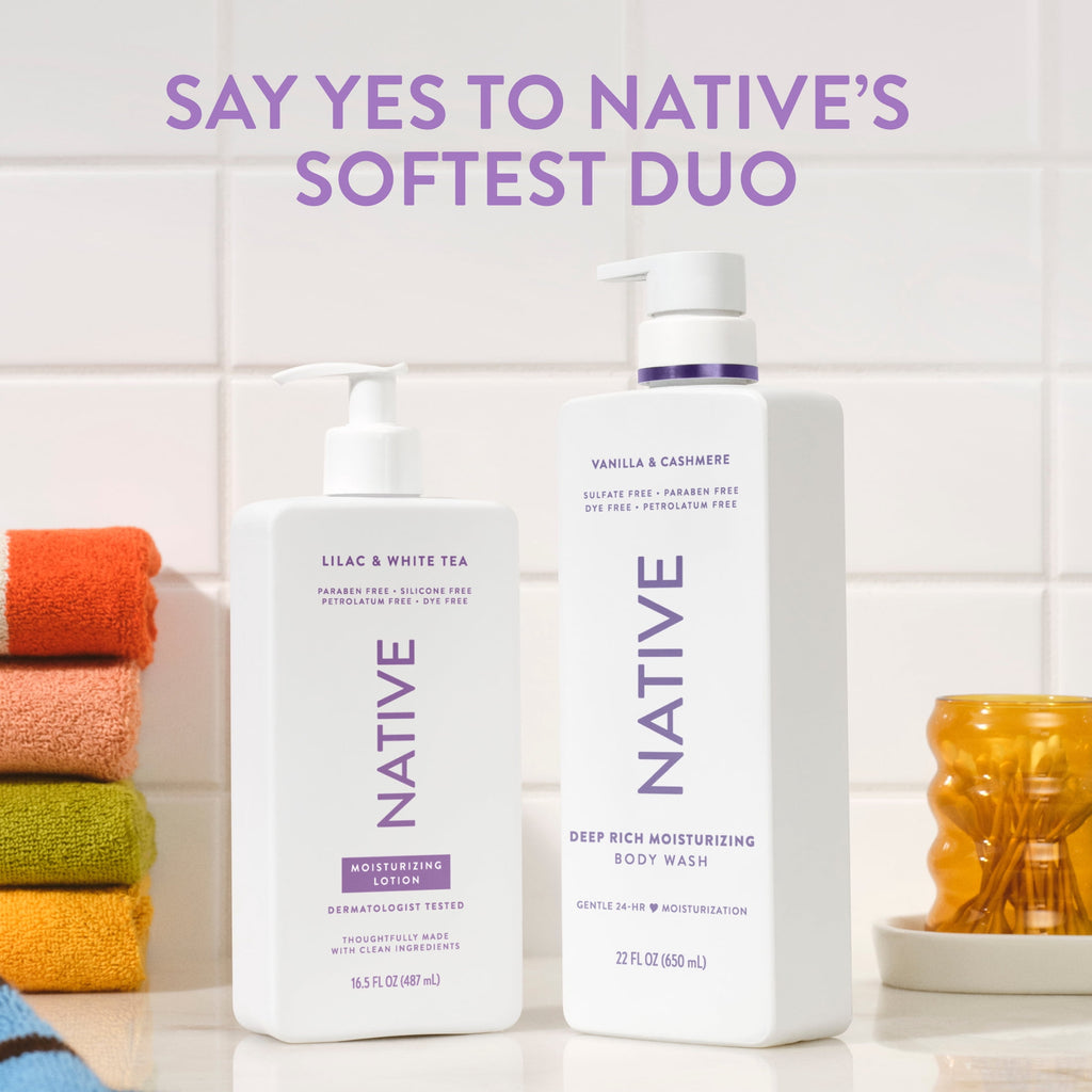 Moisturizing Hand &amp; Body Lotion, Lilac &amp; White Tea, Paraben Free, for Women and Men, 16.5 fl oz