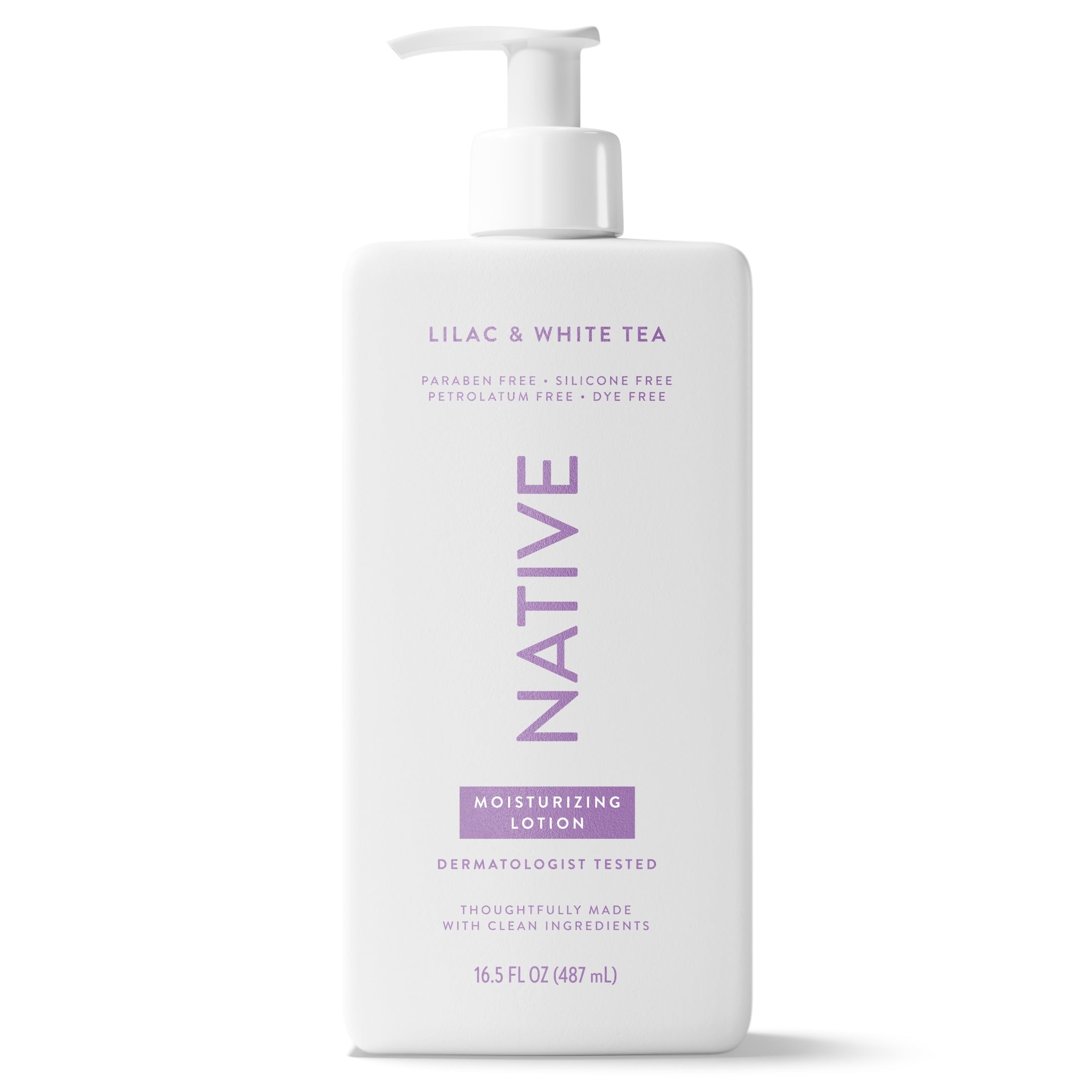 Moisturizing Hand &amp; Body Lotion, Lilac &amp; White Tea, Paraben Free, for Women and Men, 16.5 fl oz