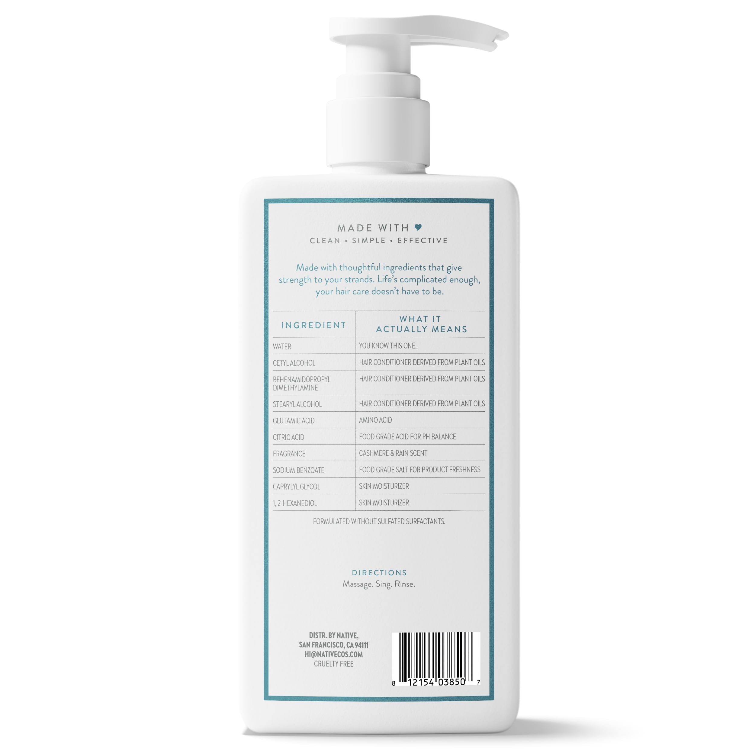 Strengthening Conditioner Cashmere and Rain 16.5 fl oz
