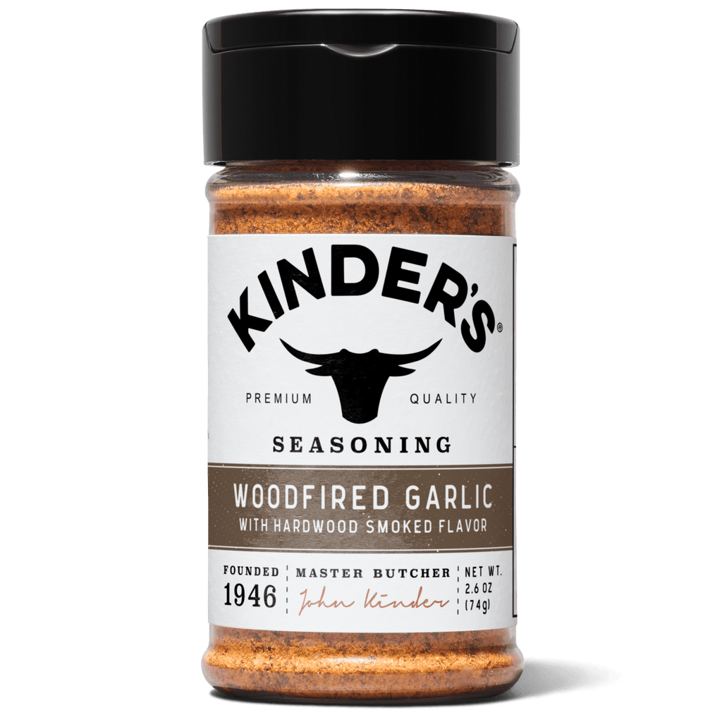 Woodfired Garlic Seasoning Blend with Smoked Garlic and BBQ Spices, 2.3 oz