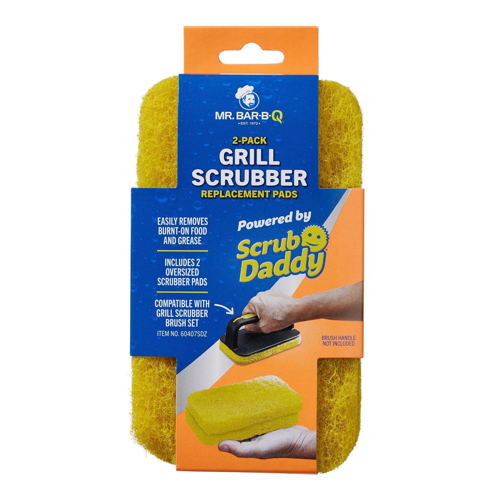 Mr. Bar-B-Q 2-Pack Grill Scrubber Replacement Pads for Cleaning Powered