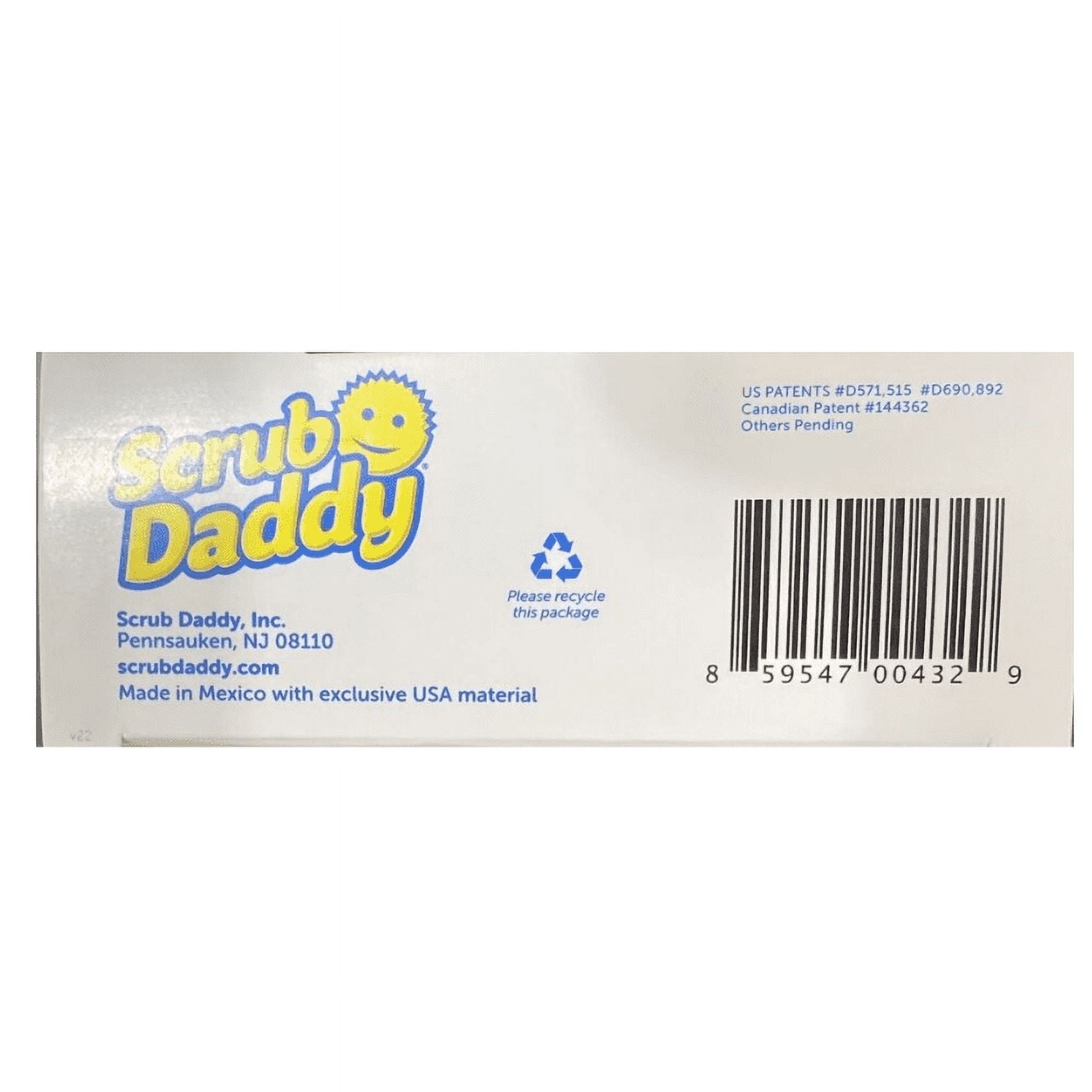 THE ORIGINAL Scrub Daddy Non-Scratch FlexTexture Dish Sponge ORANGE Smiley Face