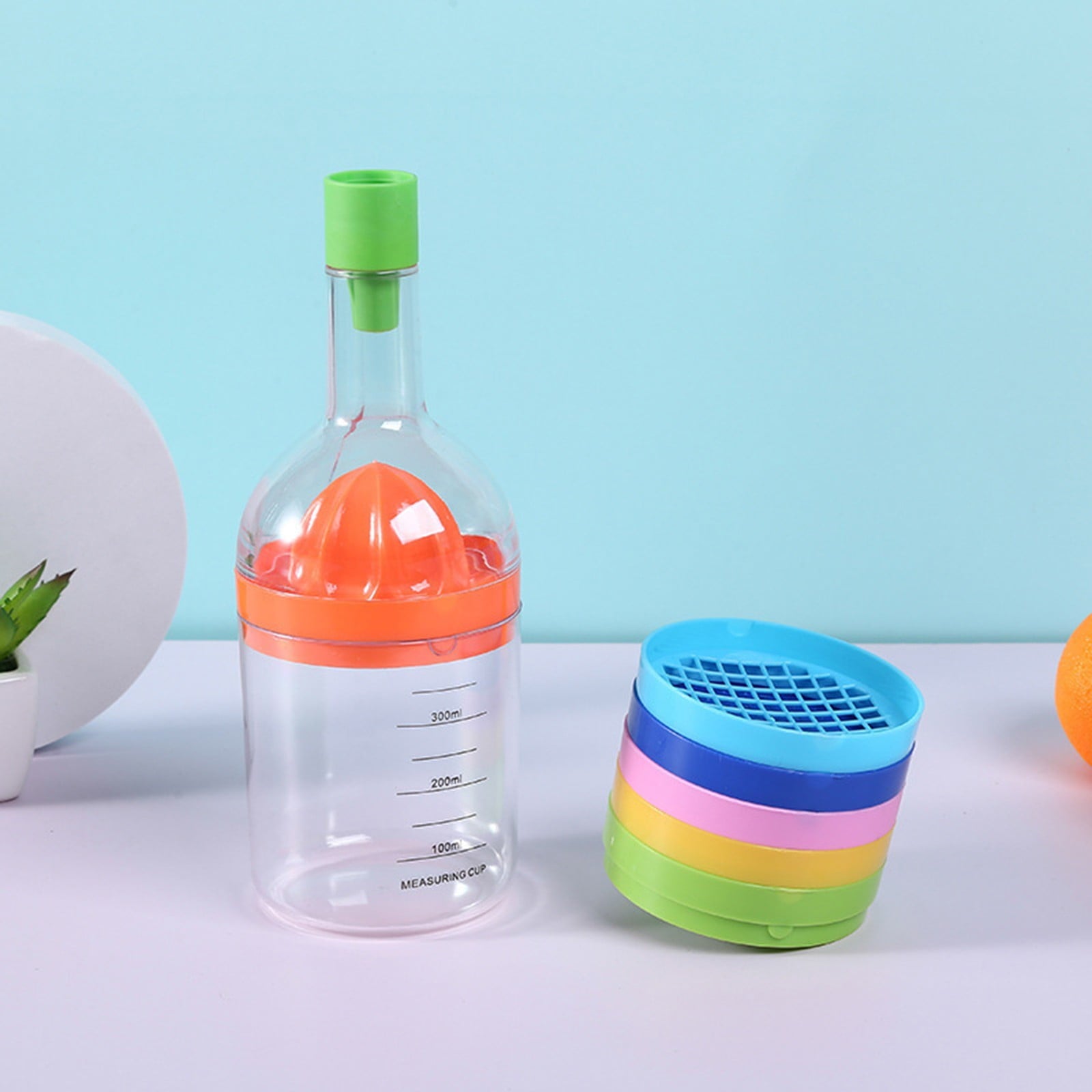 Clearance 8 In 1 Kitchen Tool Set All In 1 Multipurpose Kitchen Gadget Kitchen Tool Bottle for Home &amp; Kitchen White