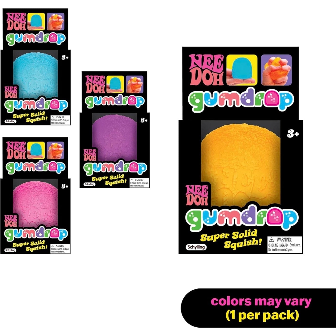 NeeDoh Gumdrop - Textured Sensory Toy - 2.5"