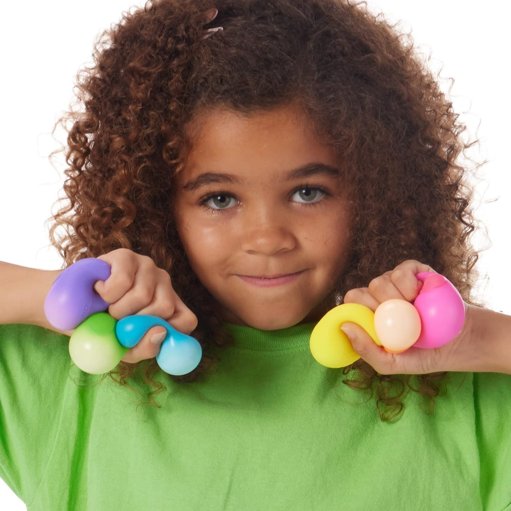 NeeDoh Rainboh Teenie - Mini Globs - 6 Pack