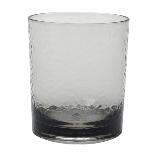 (2 pack) Better Homes &amp; Gardens 14-Ounce Tritan Short Hammered Tumbler, Smoke