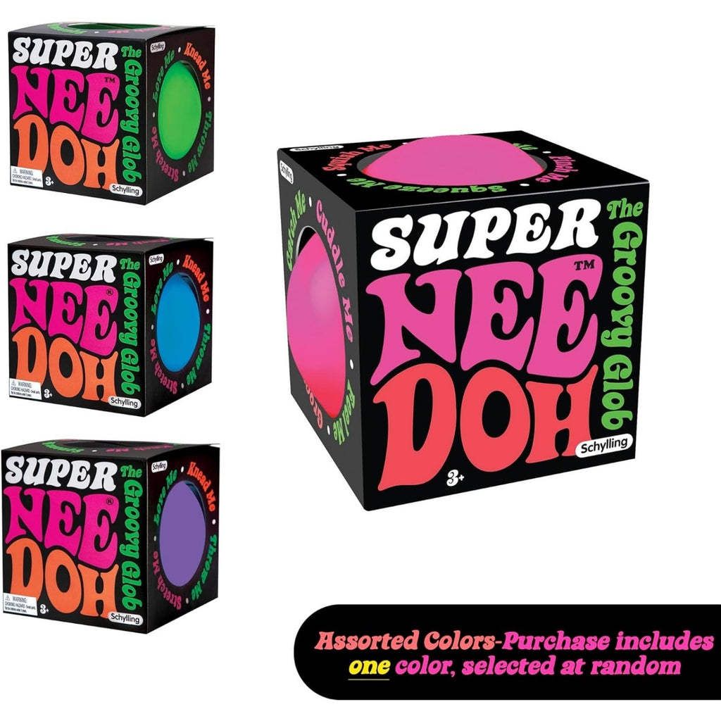 Super NeeDoh - Jumbo Stress Ball - 4.5" - Assorted