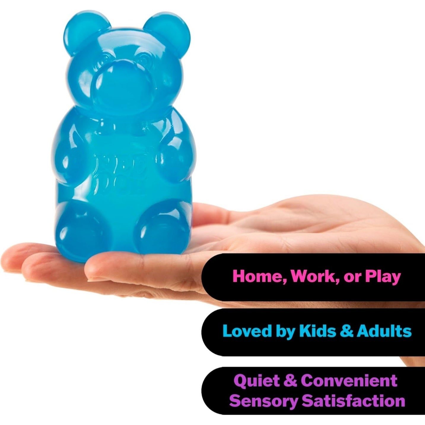 NeeDoh Gummy Bear - Jelly Sensory Toy - 3.5"