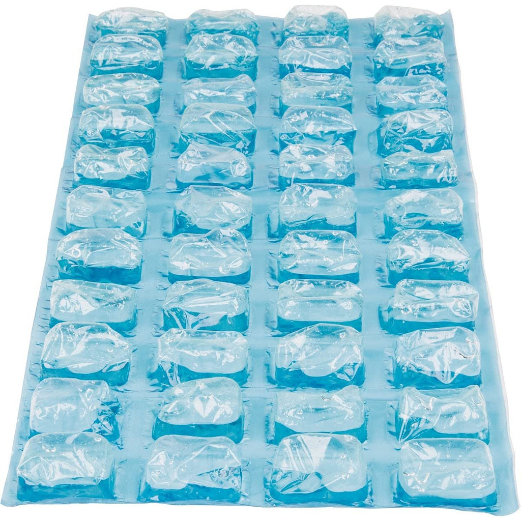 1 Lb. Maxcold Thermocooler with Flexible Ice Cube Sheet, Blue