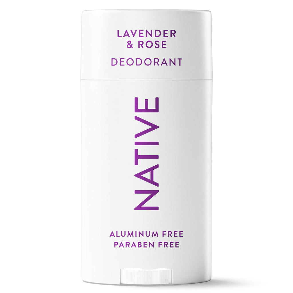 Natural Deodorant, Lavender and Rose, Aluminum Free, 2.65 Oz