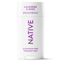 Natural Deodorant, Lavender and Rose, Aluminum Free, 2.65 Oz