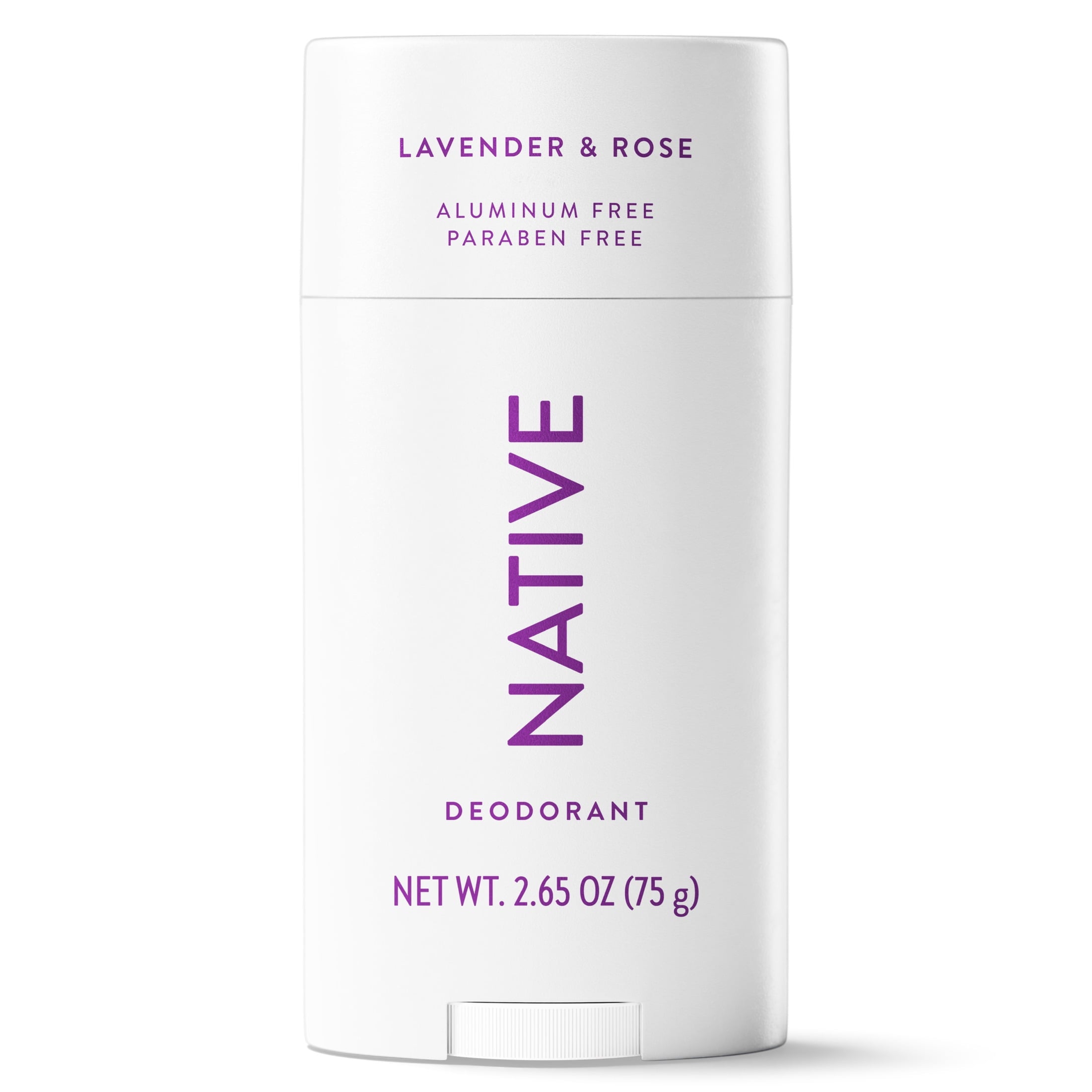 Natural Deodorant, Lavender and Rose, Aluminum Free, 2.65 Oz