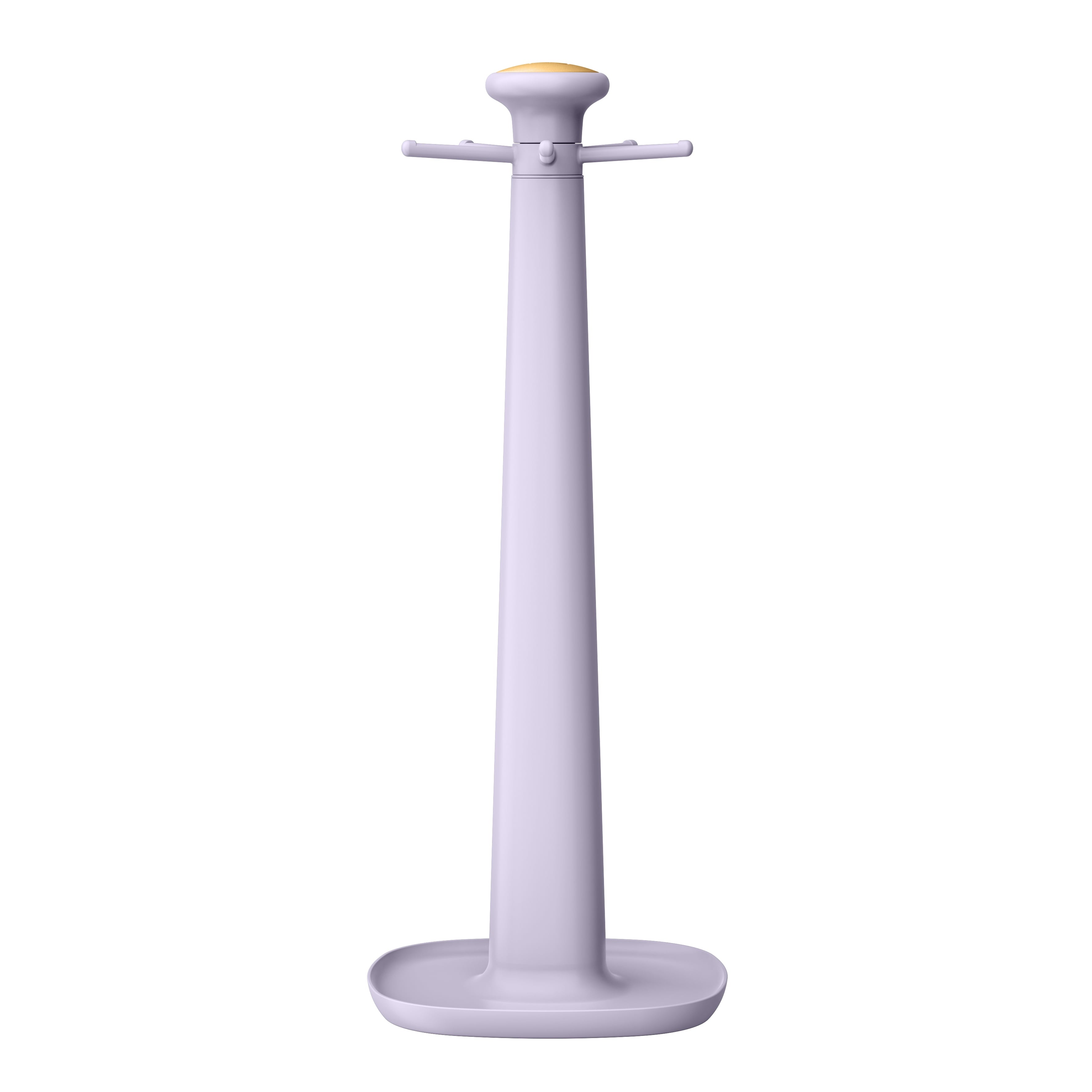6-Piece Silicone Kitchen Utensil Tool Set with Rotating Rack by Drew Barrymore, Porcini Taupe