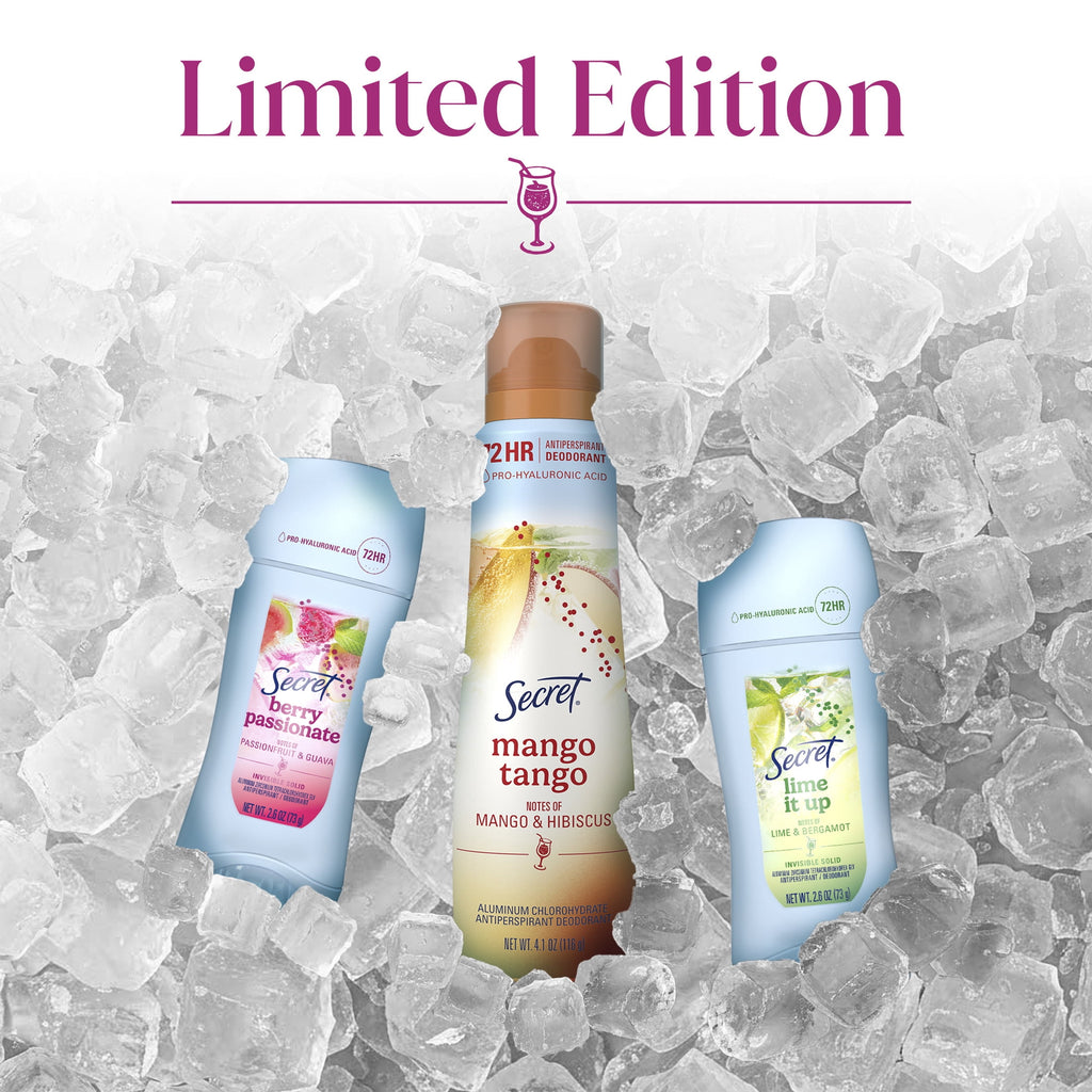 Fresh Invisible Solid Antiperspirant &amp; Deodorant for Women, Berry Passionate, 2.6oz