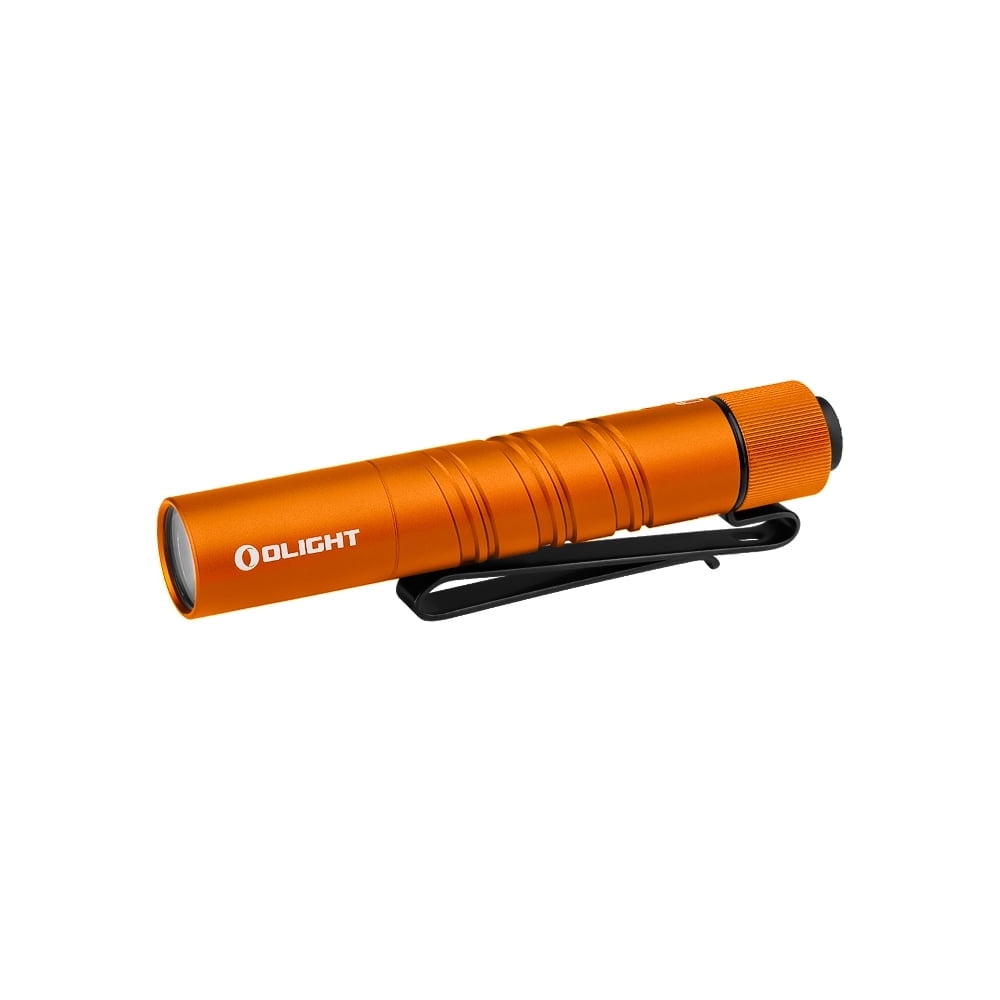 I3T 2 EOS Pocket EDC Flashlight, 200 Lumens Compact Bright Handheld Flash Lights, Dual-Output Tail Switch with AAA Battery and Two-Way Pocket Clip for Camping and Hiking (Black)